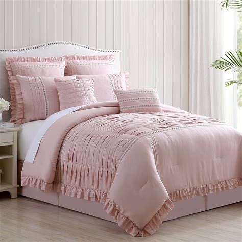 Mauve bed comforters - Moonlight Stars Reversible Down-Alternative Comforter Set. 38 Reviews. $129.99. Modern and luxurious all-season COMFORTERS Super soft to the touch and light weight Available in fashionable patterns and solid colors!